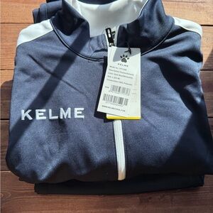 Kelme Black and White Track Jacket